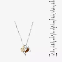 Sparkle Allure Horse Womens Brown Crystal 14K Gold Over Brass Pure Silver Over Brass 16 Inch Pendant Necklace