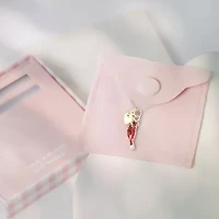 Sparkle Allure Womens Red Crystal 14K Gold Over Brass Pure Silver Over Brass Heart 16 Inch Pendant Necklace