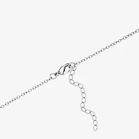 Sparkle Allure Womens Multi Color Crystal 14K Gold Over Brass Pure Silver Over Brass Flower 16 Inch Pendant Necklace