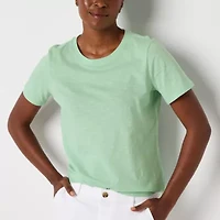 a.n.a Womens Tall Crew Neck Short Sleeve T-Shirt