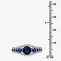 Womens Gemstone & 1/4 CT. T.W. Lab-Grown Diamond 10K Gold Cocktail Ring