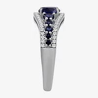Womens Gemstone & 1/4 CT. T.W. Lab-Grown Diamond 10K Gold Cocktail Ring