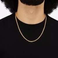 Made in Italy Unisex Adult 10K Gold 22 Inch Curb Chain Necklace