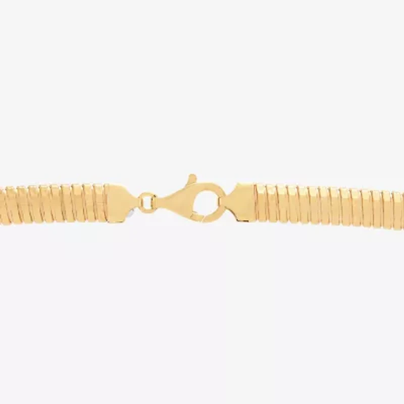 Made in Italy Womens 14K Gold Over Silver 18 Inch Pendant Necklace