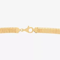Made in Italy Womens 14K Gold Over Silver 18 Inch Pendant Necklace