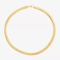 Made in Italy Womens 14K Gold Over Silver 18 Inch Pendant Necklace