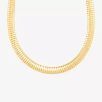 Made in Italy Womens 14K Gold Over Silver 18 Inch Pendant Necklace