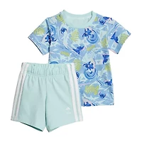 adidas x Disney Boys 2-pc. Lilo & Stitch Short Set