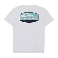 Quiksilver Big Kid Boys Crew Neck Short Sleeve Regular Fit Graphic T-Shirt