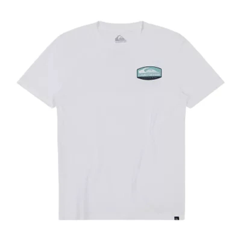 Quiksilver Big Kid Boys Crew Neck Short Sleeve Regular Fit Graphic T-Shirt