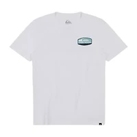 Quiksilver Big Kid Boys Crew Neck Short Sleeve Regular Fit Graphic T-Shirt