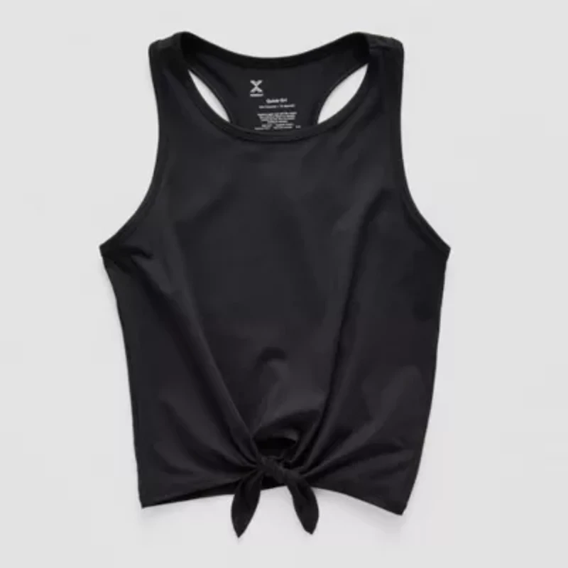 Xersion Little & Big Kid Girls Crew Neck Sleeveless Active Tank Top