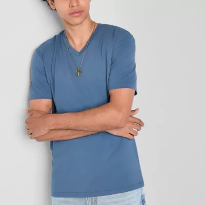 Arizona Mens V Neck Short Sleeve T-Shirt