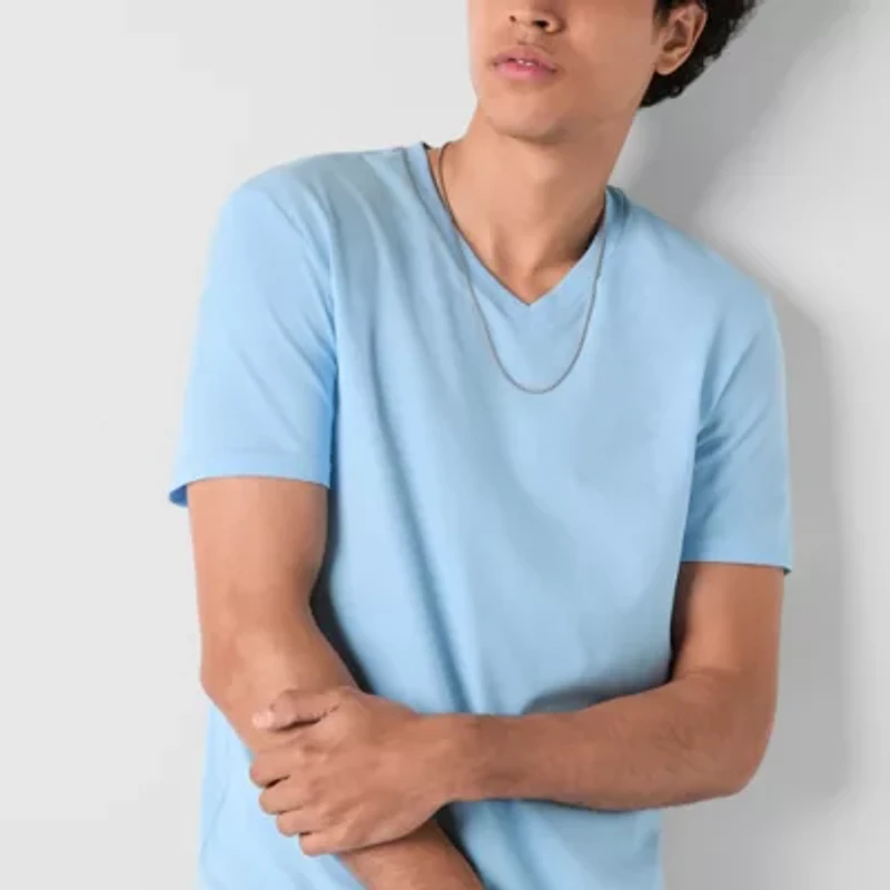 Arizona Mens V Neck Short Sleeve T-Shirt