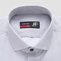 J. Ferrar 360 Stretch Performance Mens Slim Fit Wrinkle Free Long Sleeve Dress Shirt