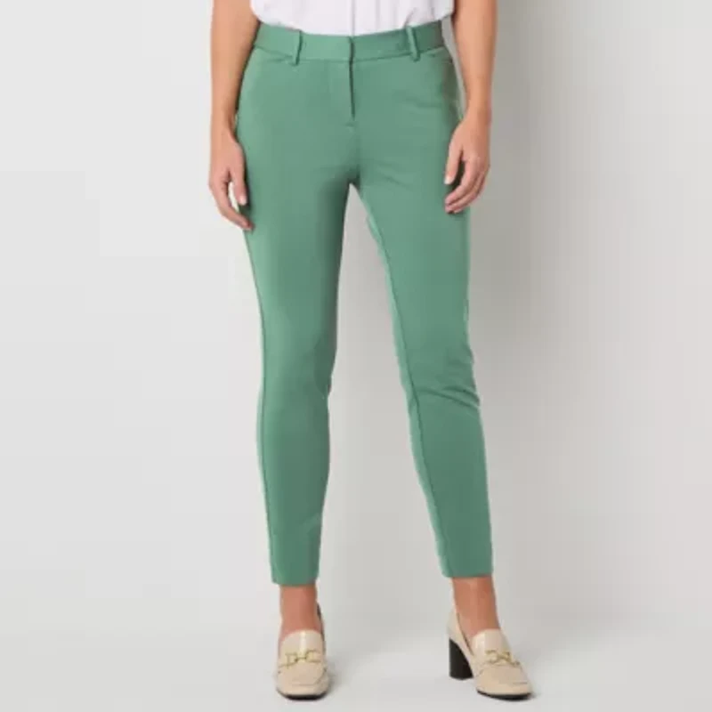 Liz Claiborne Emma Ponte Womens Ankle Pant