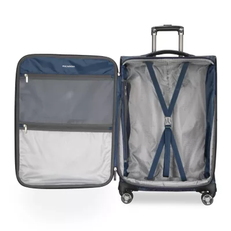 Ricardo Beverly Hills Avalon 24 Inch Softside Checked Spinner Luggage