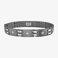 Limited Quantities! Mens Titanium Solid 10 Inch Link Bracelet