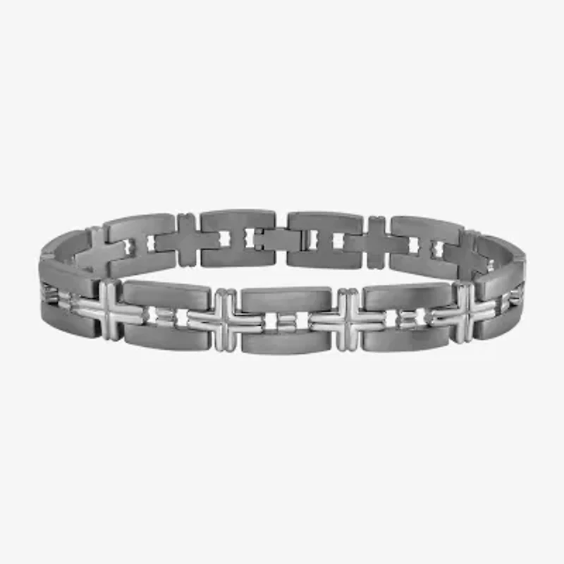 Limited Quantities! Mens Titanium Solid 10 Inch Link Bracelet