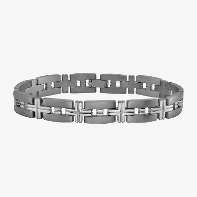 Limited Quantities! Mens Titanium Solid 10 Inch Link Bracelet