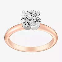 2 CT. Round Lab-Grown (G / SI2) Diamond  Solitaire Engagement Ring 14K Gold