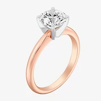 2 CT. Round Lab-Grown (G / SI2) Diamond  Solitaire Engagement Ring 14K Gold