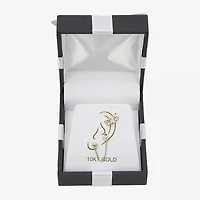 Gold Addiction Womens Cubic Zirconia 10K Gold 2 Pair Earring Set