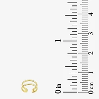 Gold Addiction Womens Cubic Zirconia 10K Gold 2 Pair Earring Set