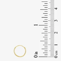 Gold Addiction Womens Cubic Zirconia 10K Gold 3 Pair Earring Set