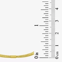 Made in Italy Womens 10K Gold Stretch Bracelet