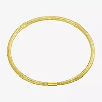Made in Italy Womens 10K Gold Stretch Bracelet