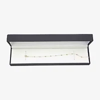 Womens 14K Tri-Color Gold 7.5 Inch Semisolid Cable Chain Bracelet