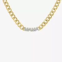 Diamond Addiction (G-H / Si2-I1) Womens 1/ CT. T.W. Lab Grown White Diamond 14K Gold Over Silver Inch Pendant Necklace