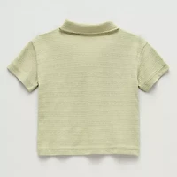 Okie Dokie Baby Boys Short Sleeve Regular Fit Polo Shirt