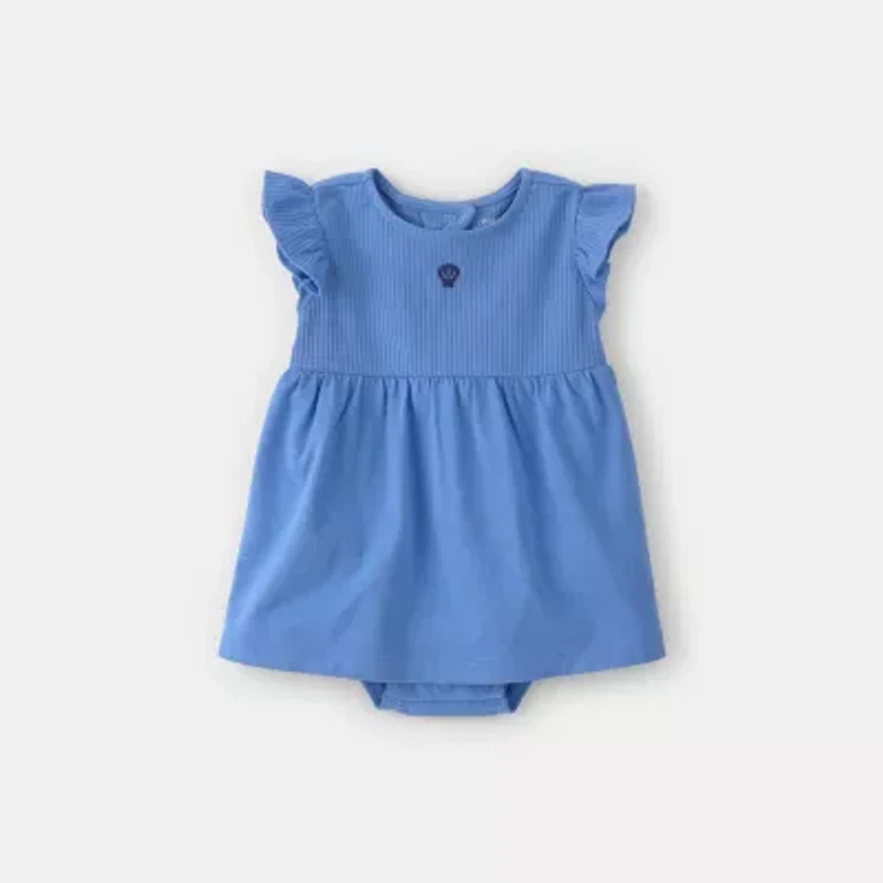 Carter's Baby Girls Short Sleeve Flutter Sundress