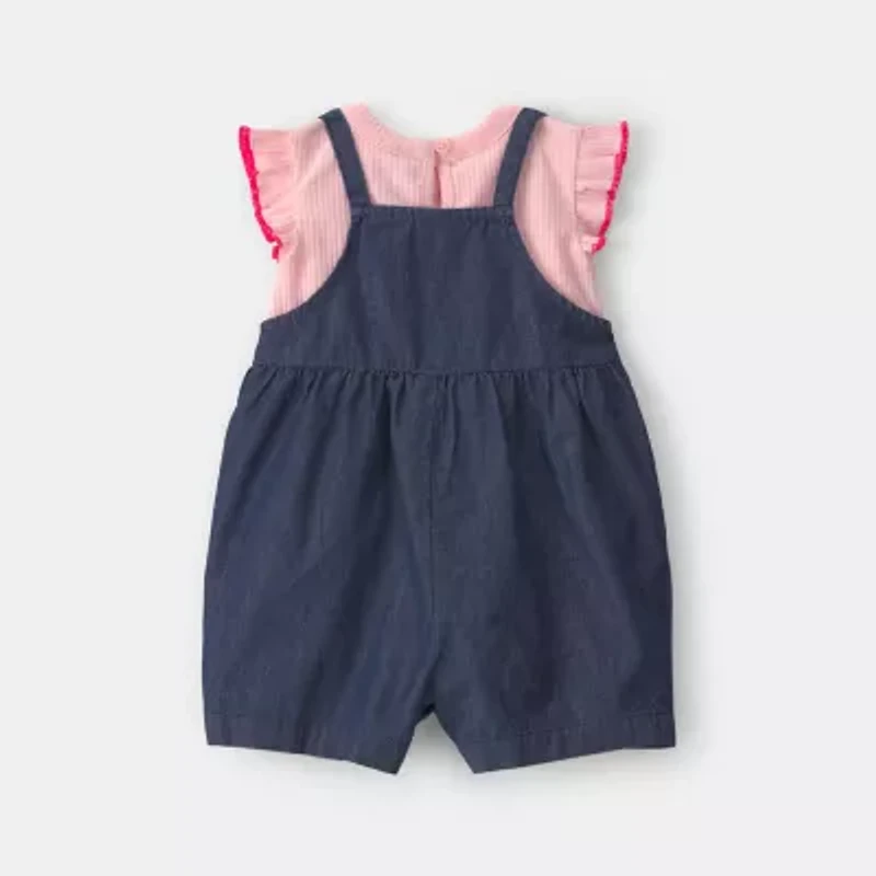 Carter's Baby Girls 2-pc. Shortall Set