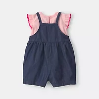 Carter's Baby Girls 2-pc. Shortall Set