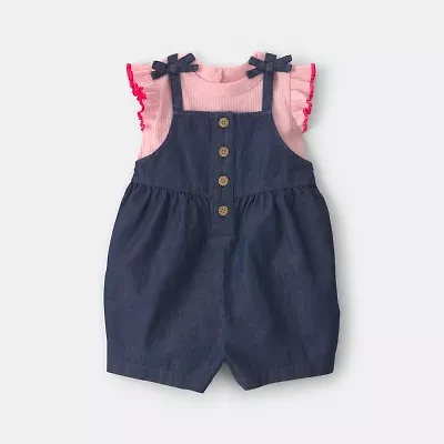 Carter's Baby Girls 2-pc. Shortall Set