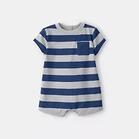 Carter's Baby Boys Short Sleeve Romper