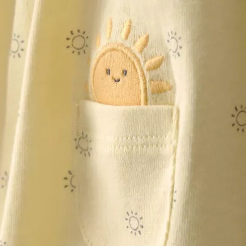 Carter's Baby Girls Short Sleeve Hearts Romper