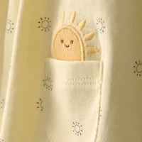 Carter's Baby Girls Short Sleeve Hearts Romper