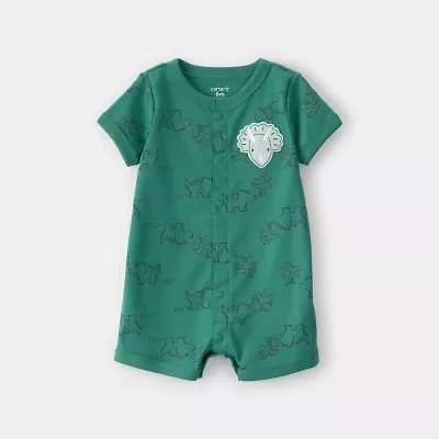 Carter's Baby Boys Short Sleeve Animal Romper