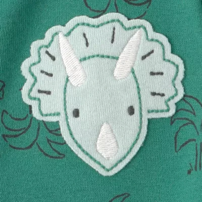 Carter's Baby Boys Short Sleeve Animal Romper