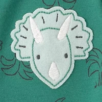 Carter's Baby Boys Short Sleeve Animal Romper