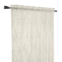 Habitat Mona Lisa Rod Pocket Sheer Single Curtain Panel