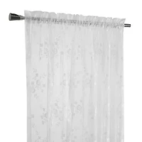 Habitat Mona Lisa Rod Pocket Sheer Single Curtain Panel
