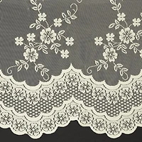 Habitat Mona Lisa Rod Pocket Sheer Single Curtain Panel