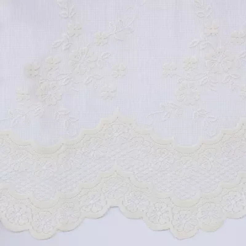 Habitat Mona Lisa Rod Pocket Sheer Single Curtain Panel