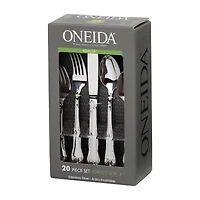 Oneida Azalea 18/10 Stainless Steel 20-pc. Flatware Set