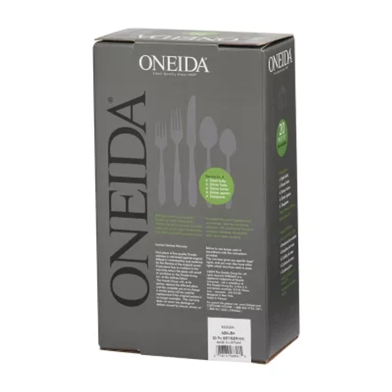 Oneida Azalea 18/10 Stainless Steel 20-pc. Flatware Set